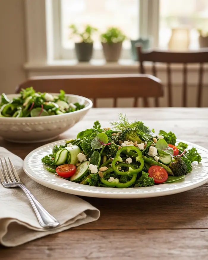 Green & Vegetable Salads 19 Green & Vegetable Salads serving suggestion