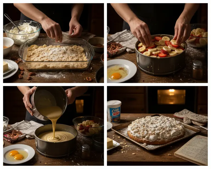 Heaven on Earth Cake Recipe 3 cooking process