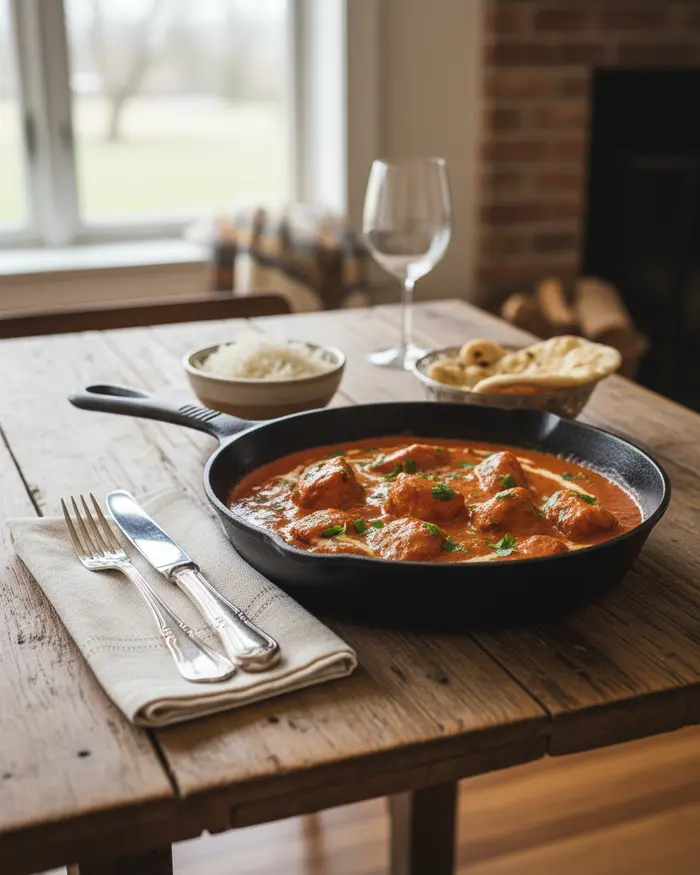 Easy Indian Butter Chicken 4 final plated dish