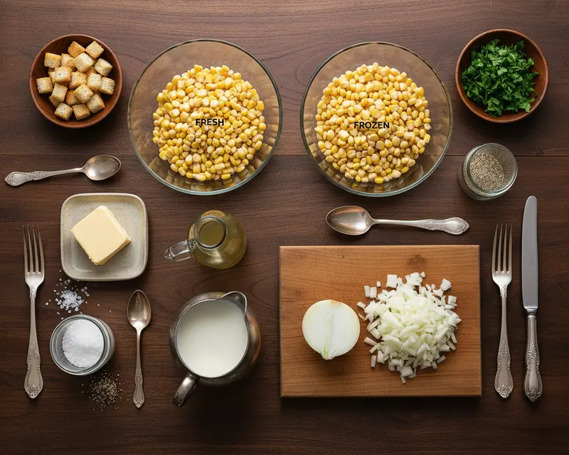 Japanese Corn Potage 2 ingredients
