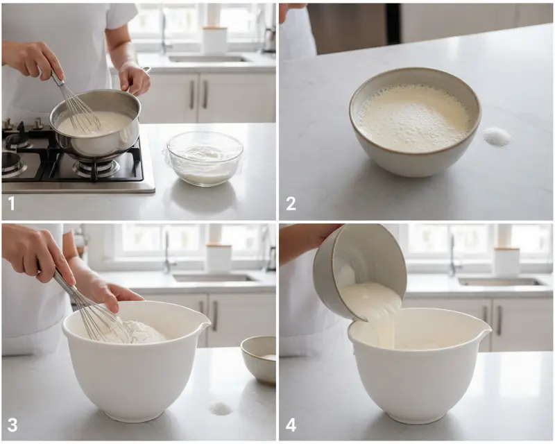 Japanese Milk Bread 3 cooking process