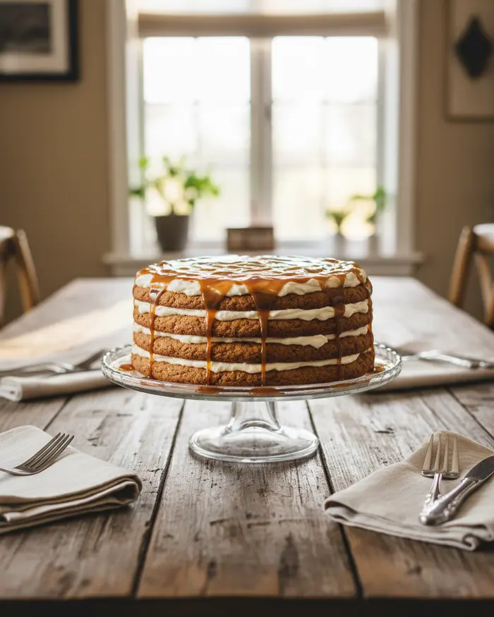 Oatmeal Creme Pie Cake 4 final plated dish