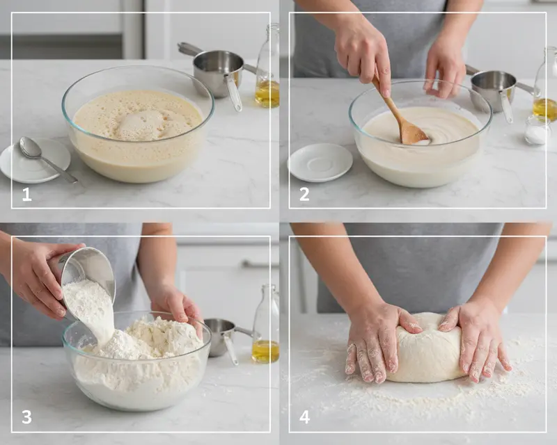 Publix White Mountain Bread 3 cooking process