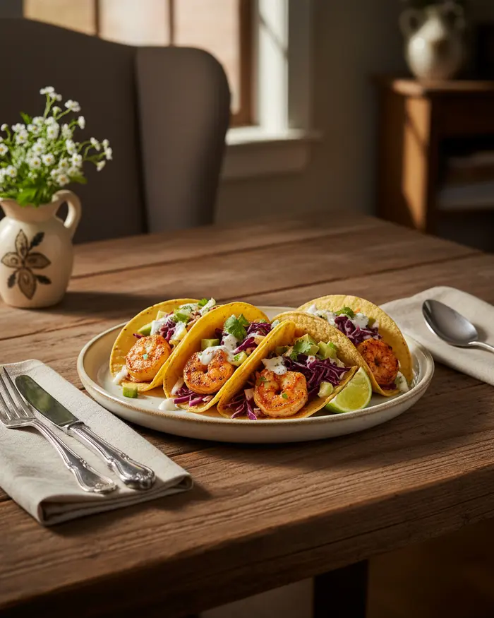 Shrimp Tacos 4 final plated dish
