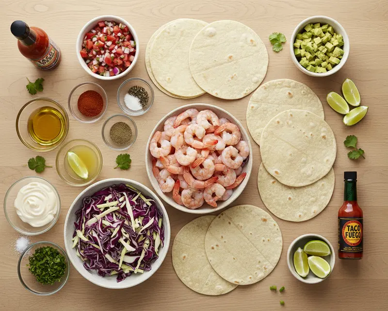 Shrimp Tacos 2 ingredients