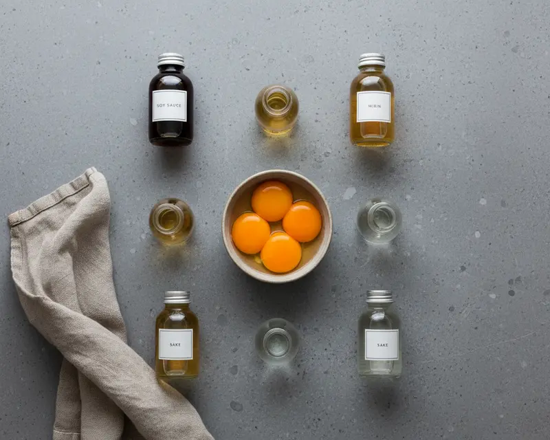 Soy Cured Egg Yolk Recipe 2 ingredients