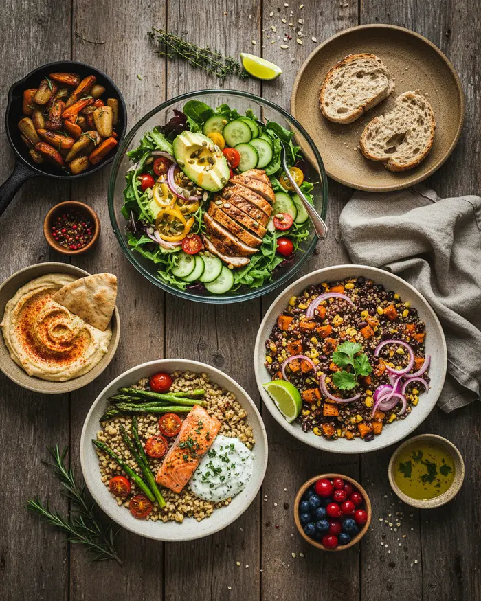 Fresh Salads & Grain Bowl Recipes 4 Serving for Fresh Salads & Grain Bowl Recipes