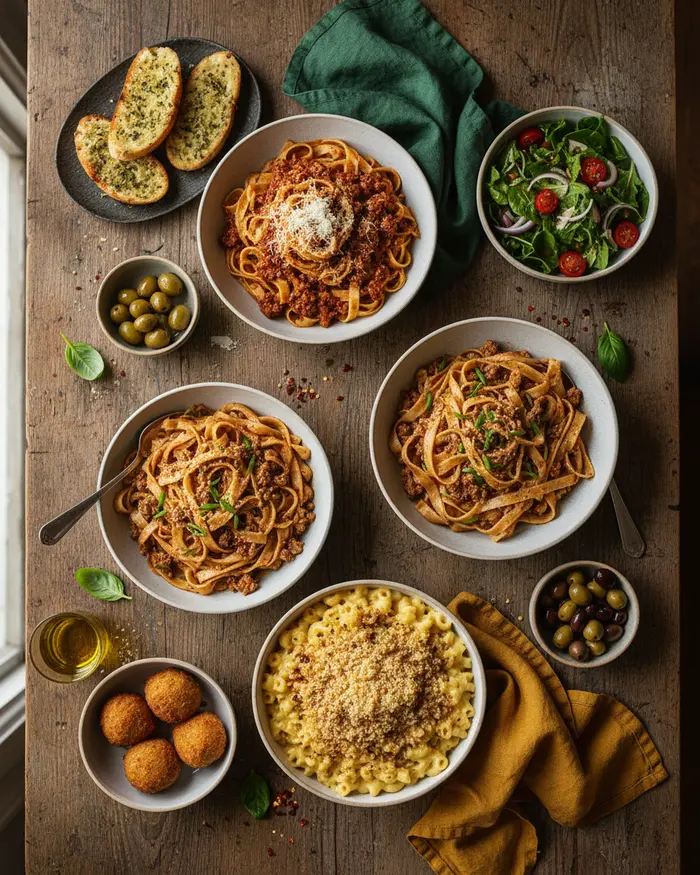 Serving for Hearty Pasta & Noodle Dish Recipes