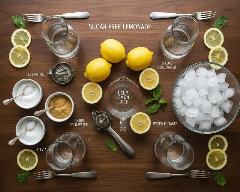 Sugar Free Lemonade Recipe 2 ingredients