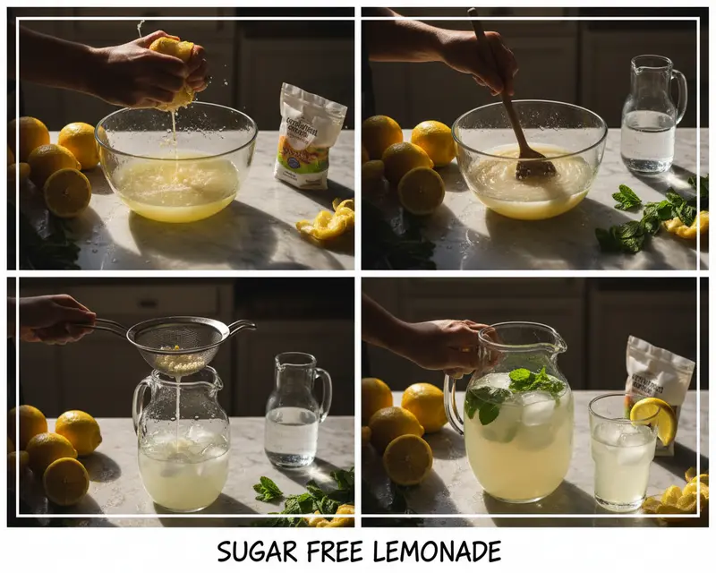 Sugar Free Lemonade Recipe 3 cooking process