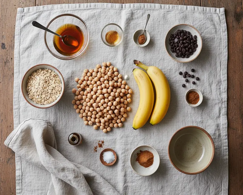 Banana Chickpea Cookies 2 ingredients