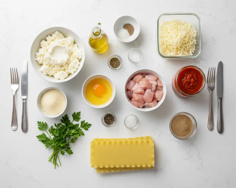 Chicken Rosemary Lasagna 2 ingredients