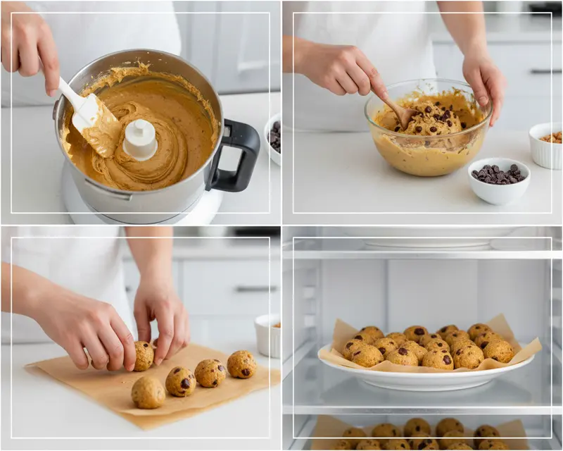 Chickpea Cookie Dough Energy Bites 3 cooking process