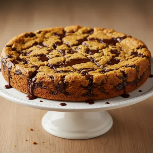 Beautiful plated chickpea cookie dough recipe no flour