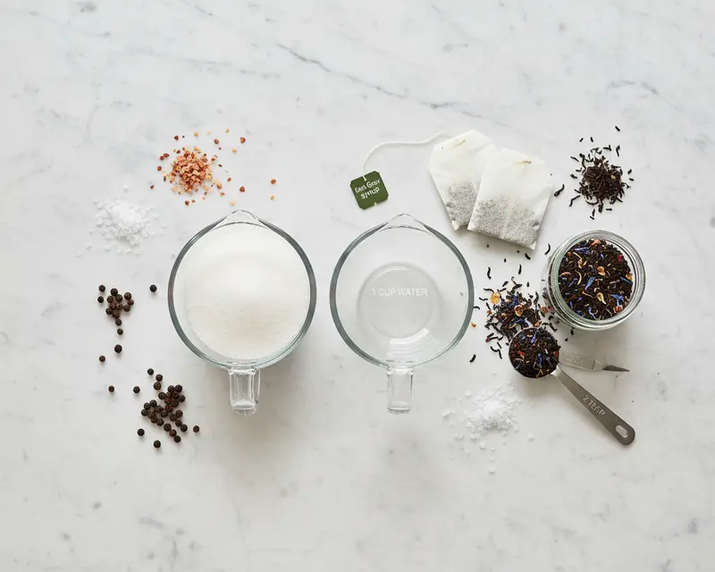 Earl Grey Syrup 2 ingredients