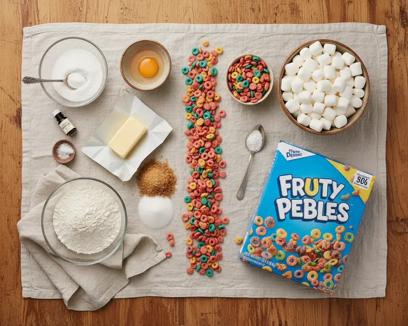 Fruity Pebbles Cookies 2 ingredients