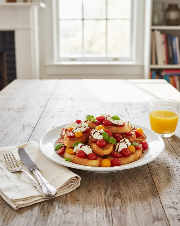 Ina Garten Tomato Crostini Recipe 4 final plated dish