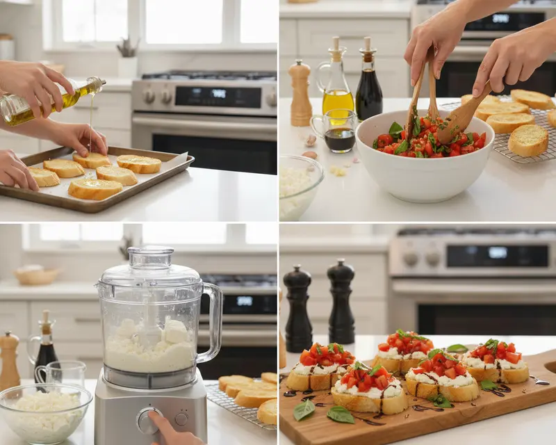 Ina Garten Tomato Crostini Recipe 3 cooking process