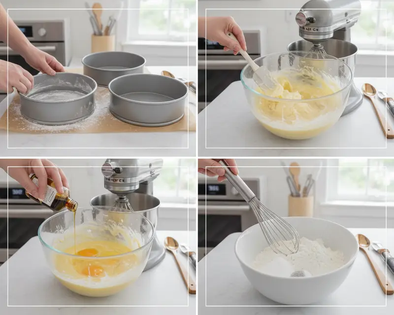 Vanilla Meringue Cake Recipe 3 cooking process
