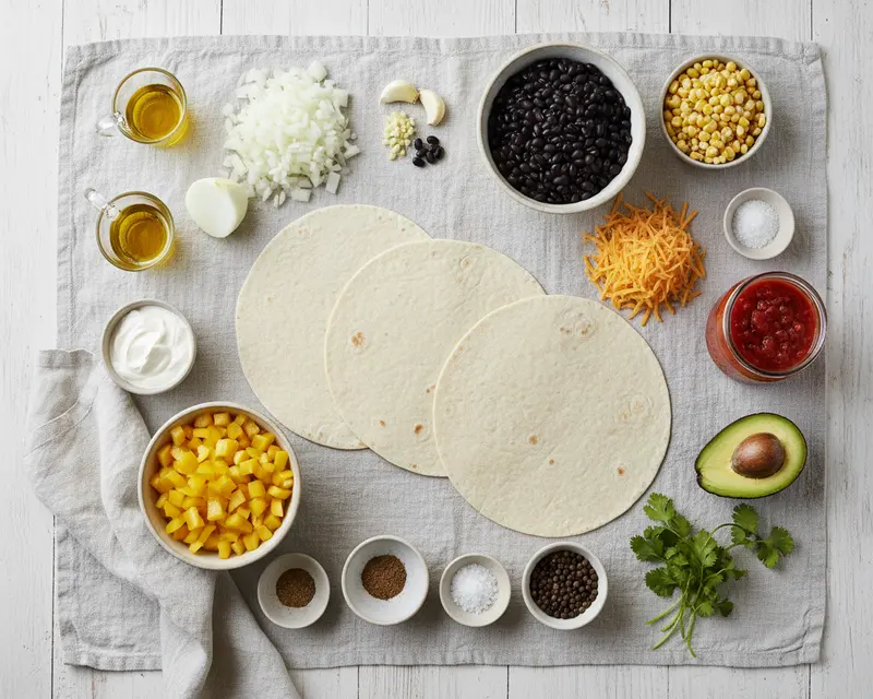 Vegetarian Black Bean Burrito Recipe 2 ingredients