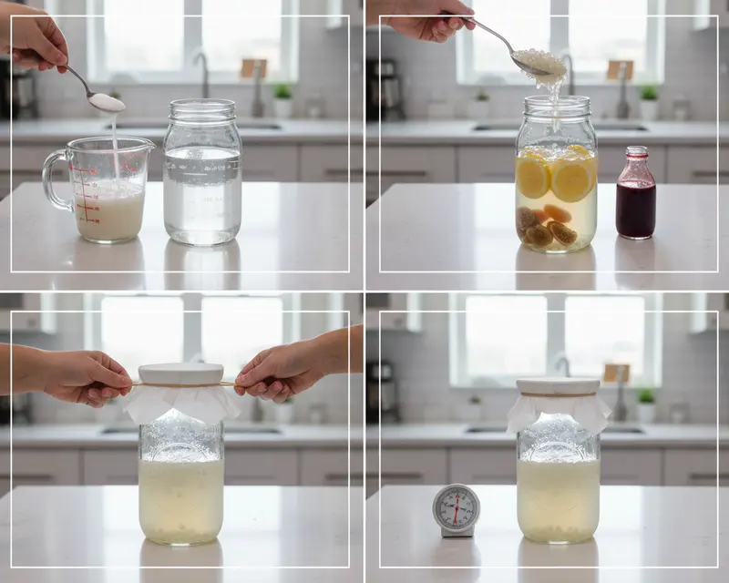 Water Kefir 3 cooking process
