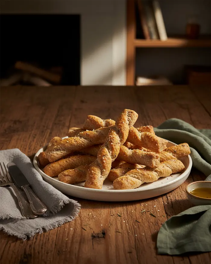 Whole Wheat Breadsticks Recipe 4 final plated dish