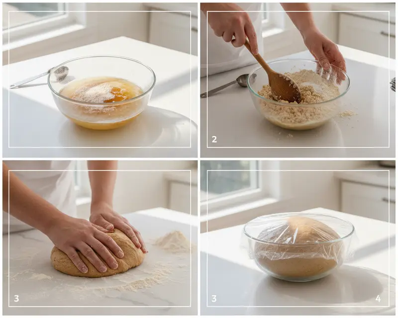 Whole Wheat Breadsticks Recipe 3 cooking process