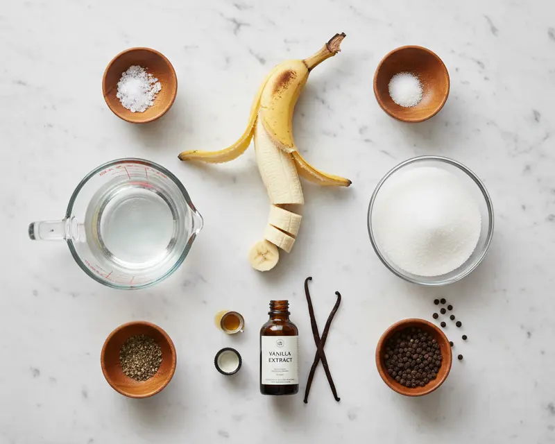 Banana Coffee Syrup 2 ingredients