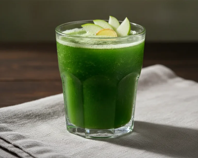 Beautiful plated cabbage juice recipe