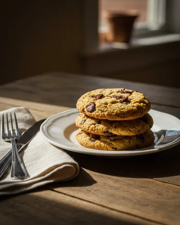 Eggless Cookies 4 final plated dish