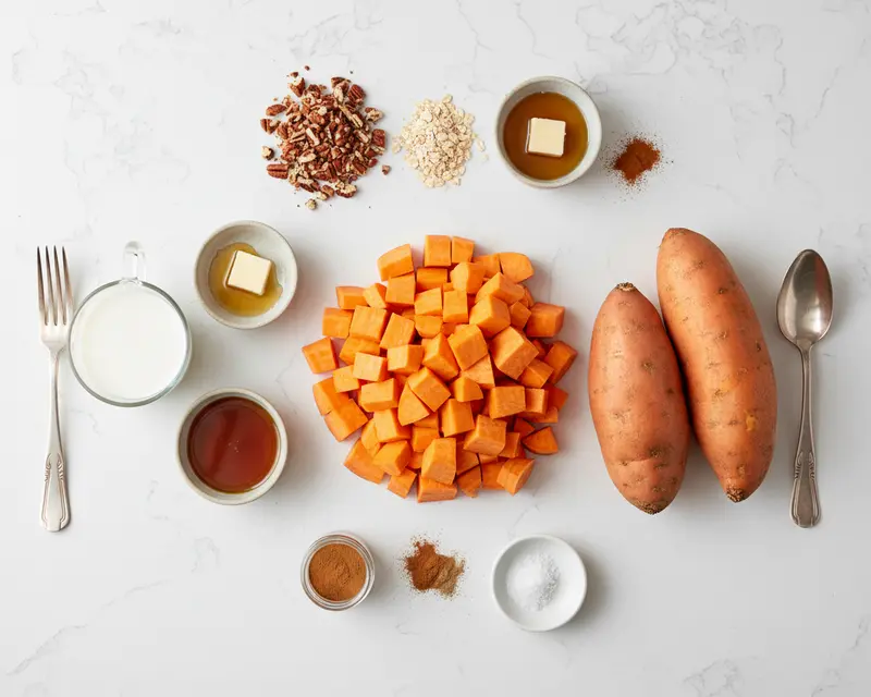 Healthy Sweet Potato Casserole for Two 2 ingredients