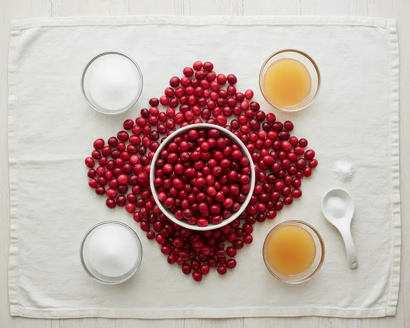 Homemade Cranberry Sauce for Two 2 ingredients