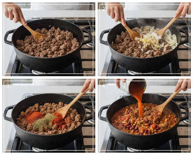 Kent Rollins Cowboy Chili Recipe 3 cooking process