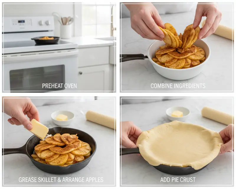 Mini Apple Pie for Two 3 cooking process