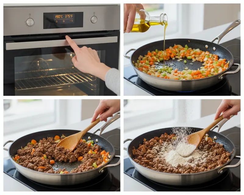 Mini Cottage Pies 3 cooking process