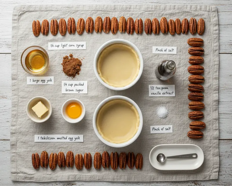 Pecan Pie for Two 2 ingredients