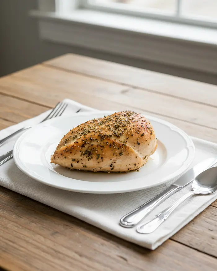 Slow Cooker Turkey Breast for Two 4 final plated dish