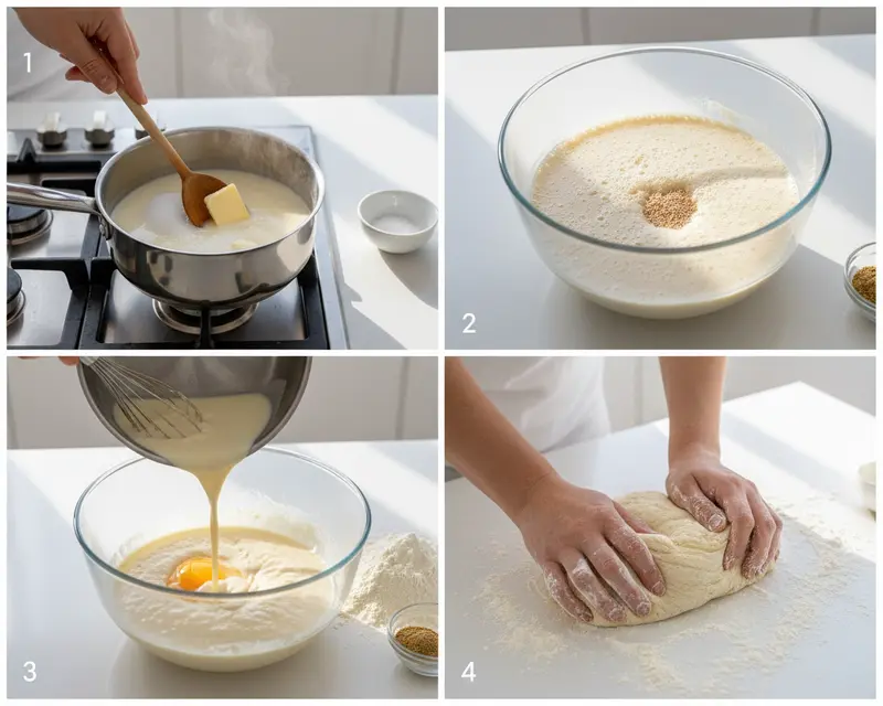 Swedish Cardamom Buns 3 cooking process