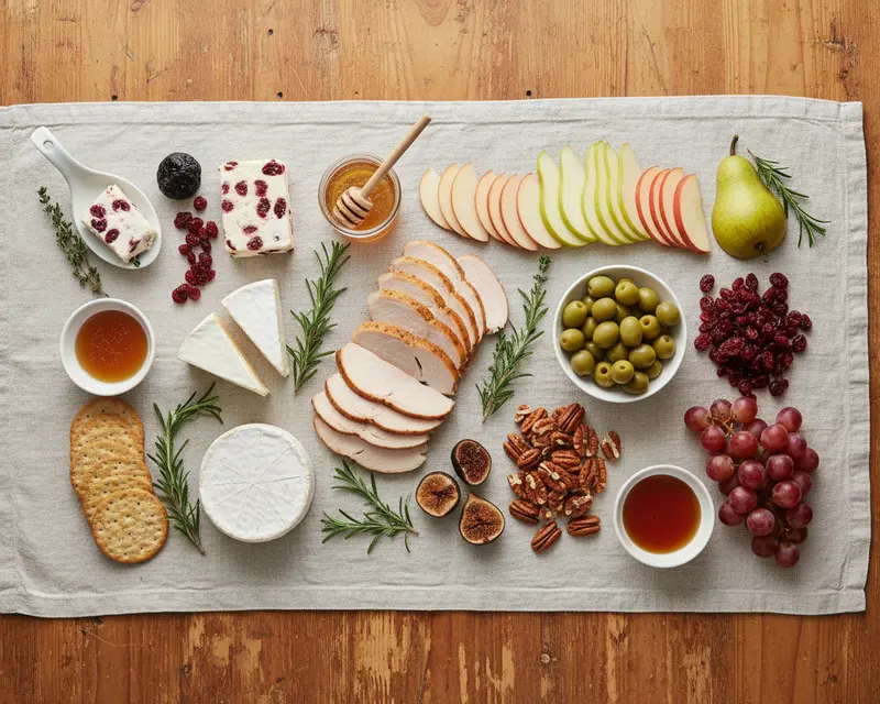 Thanksgiving Charcuterie Board for Two 2 ingredients